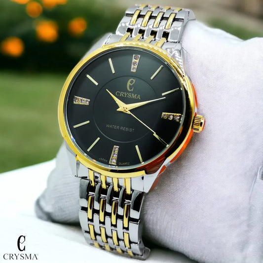 Elegant Crysma Stainless Steel Watch