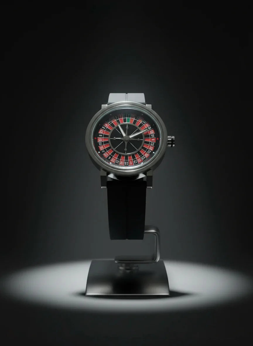 Ultimate Roulette Wheel Casino-Inspired Men's Watch