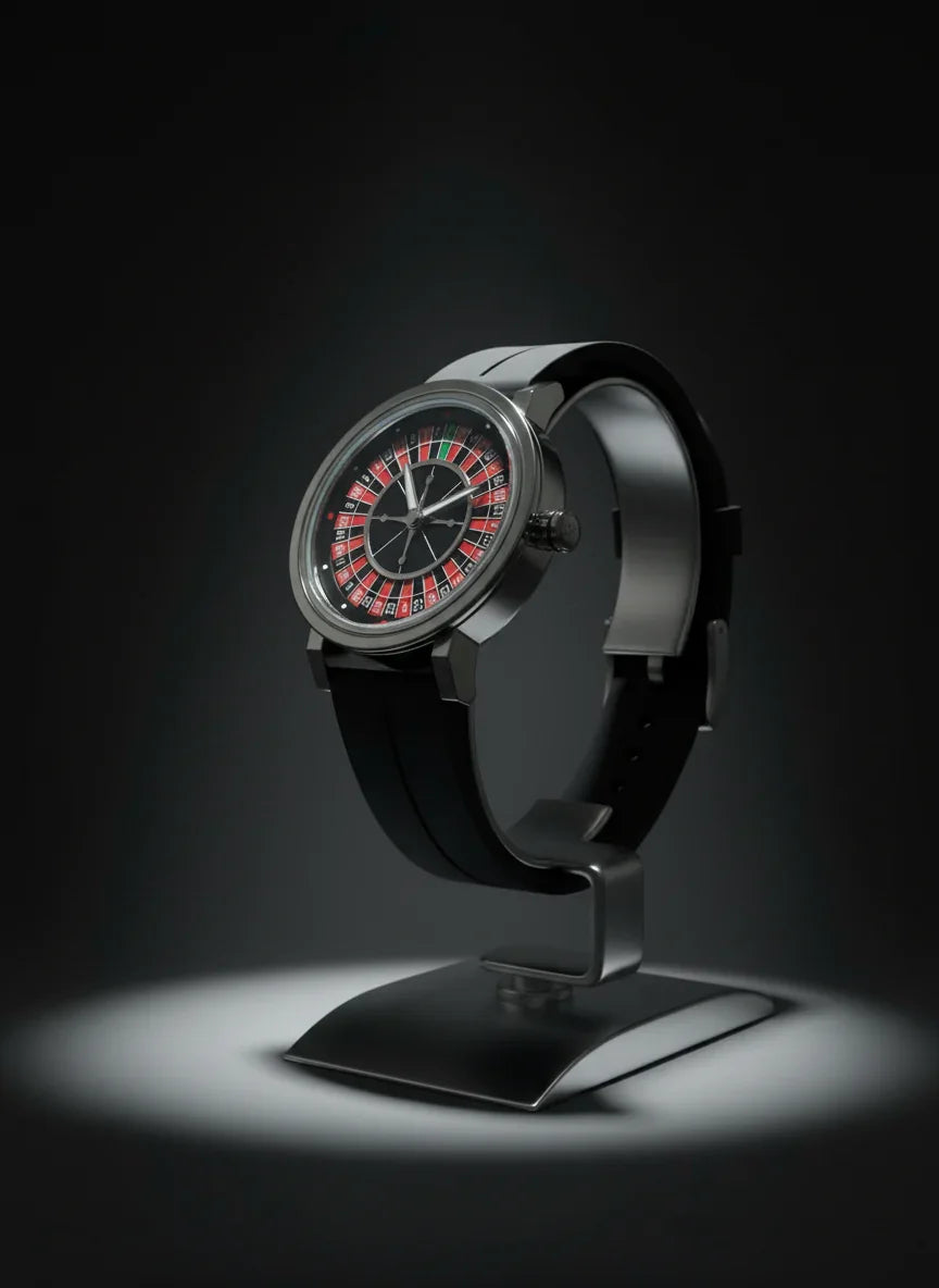 Ultimate Roulette Wheel Casino-Inspired Men's Watch
