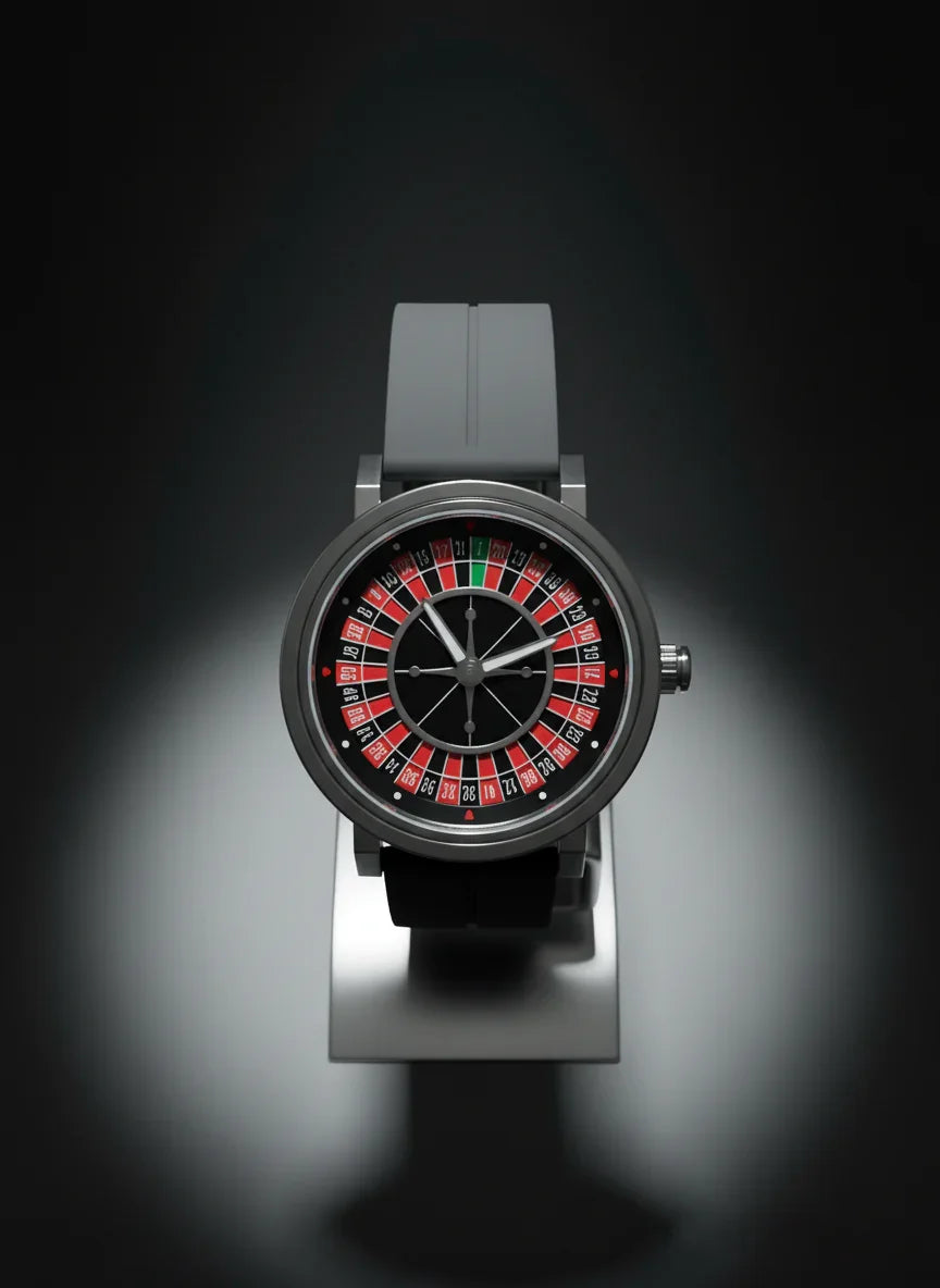 Ultimate Roulette Wheel Casino-Inspired Men's Watch