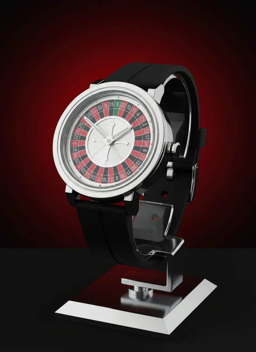 Ultimate Roulette Wheel Casino-Inspired Men's Watch