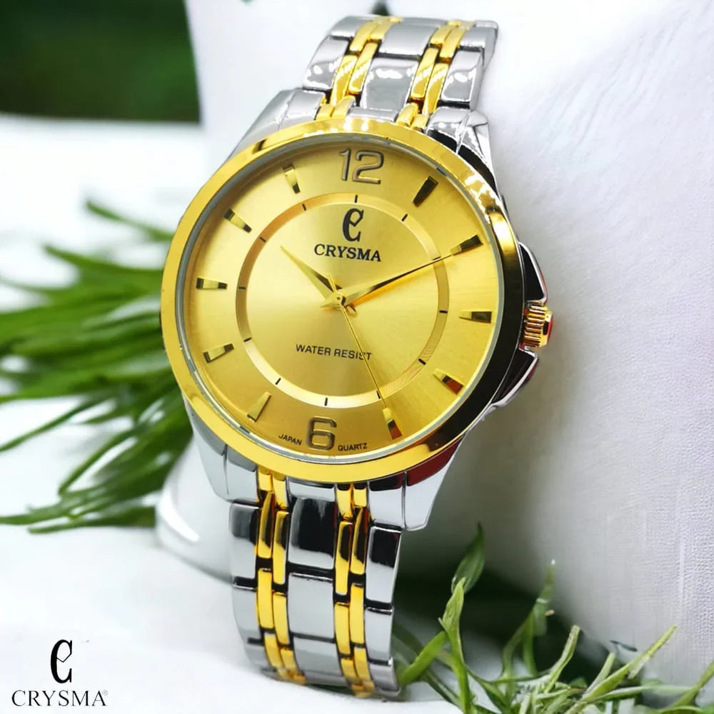 Elegant Crysma Stainless Steel Watch