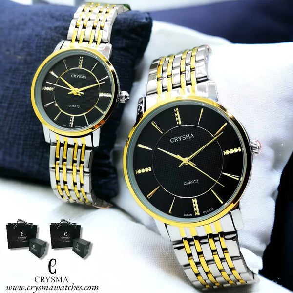 Elegant Crysma Stainless Steel Watch