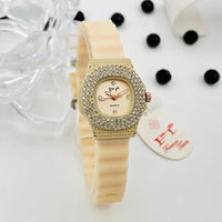 Veloria™ Luxe Crystal Bezel Quartz Watch