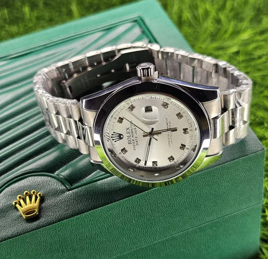 Rolex Oyster Perpetual Silver tilt