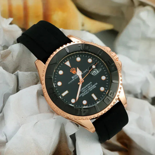 Rolex Yacht master Leather Strap Leather