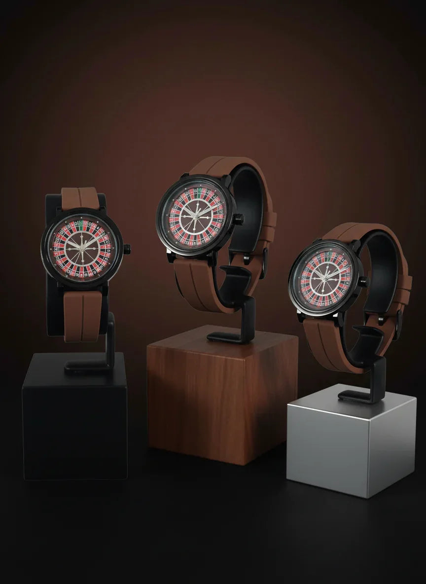Ultimate Roulette Wheel Casino-Inspired Men's Watch