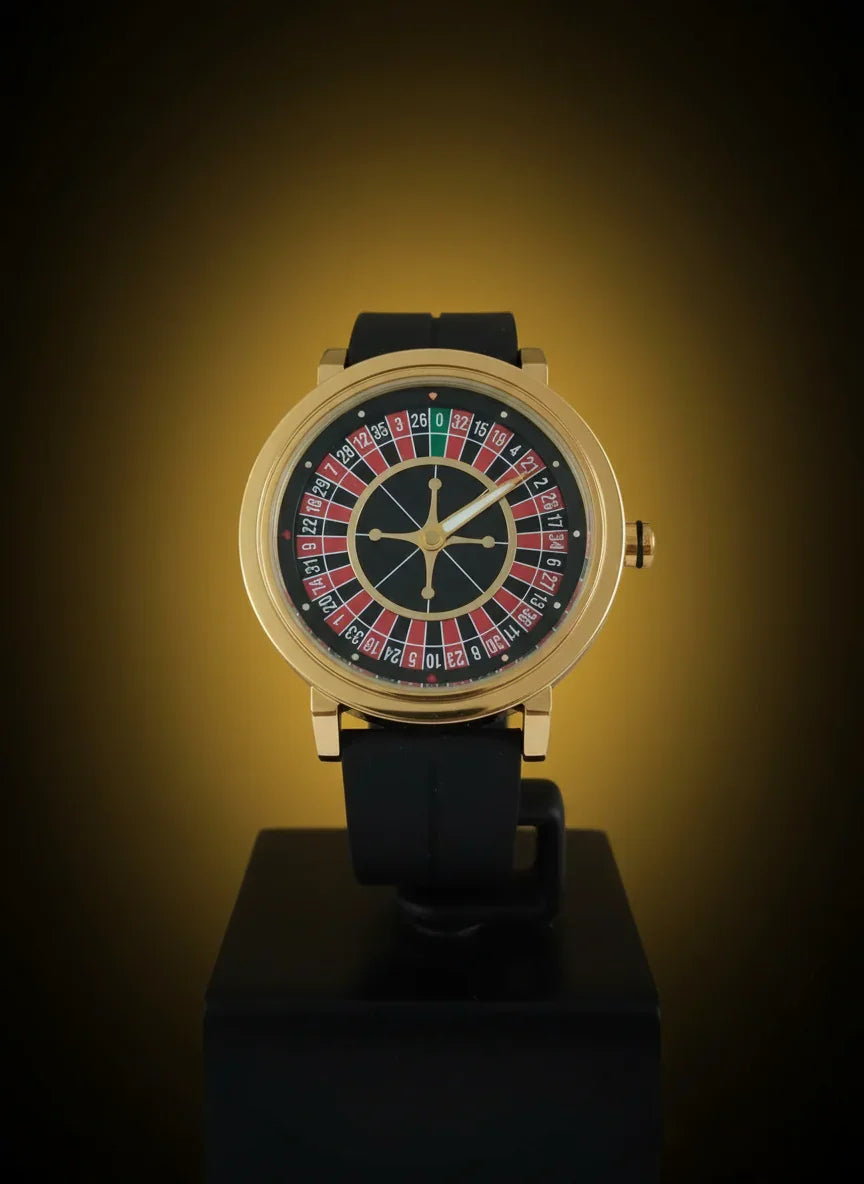 Ultimate Roulette Wheel Casino-Inspired Men's Watch