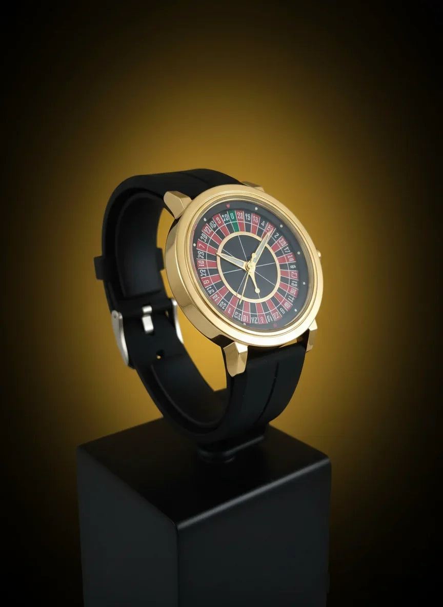 Ultimate Roulette Wheel Casino-Inspired Men's Watch