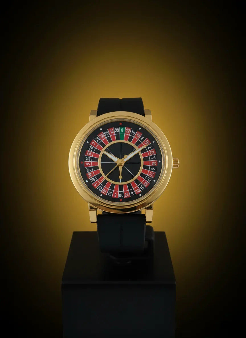 Ultimate Roulette Wheel Casino-Inspired Men's Watch