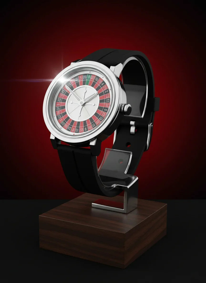 Ultimate Roulette Wheel Casino-Inspired Men's Watch