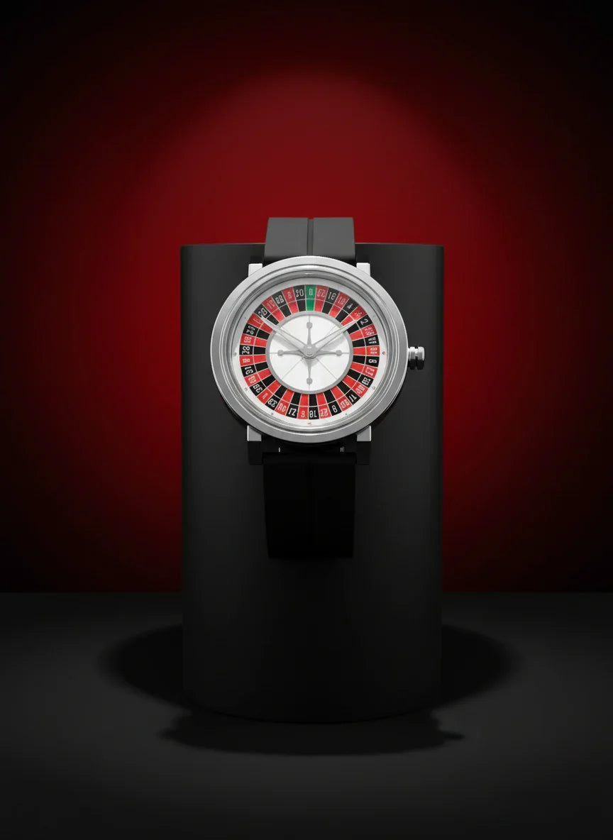 Ultimate Roulette Wheel Casino-Inspired Men's Watch