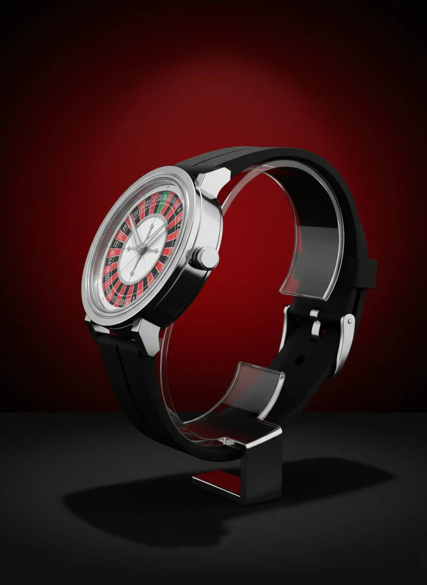 Ultimate Roulette Wheel Casino-Inspired Men's Watch