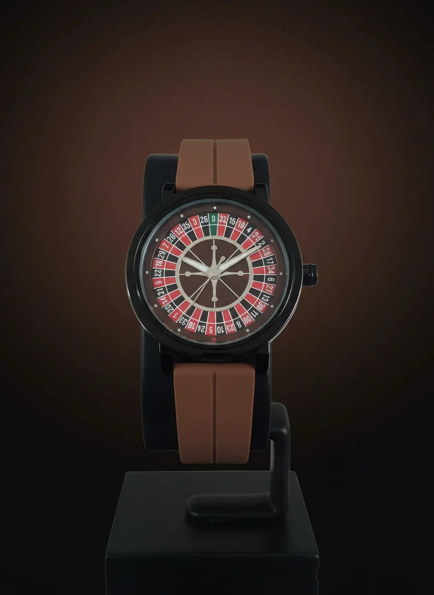 Ultimate Roulette Wheel Casino-Inspired Men's Watch