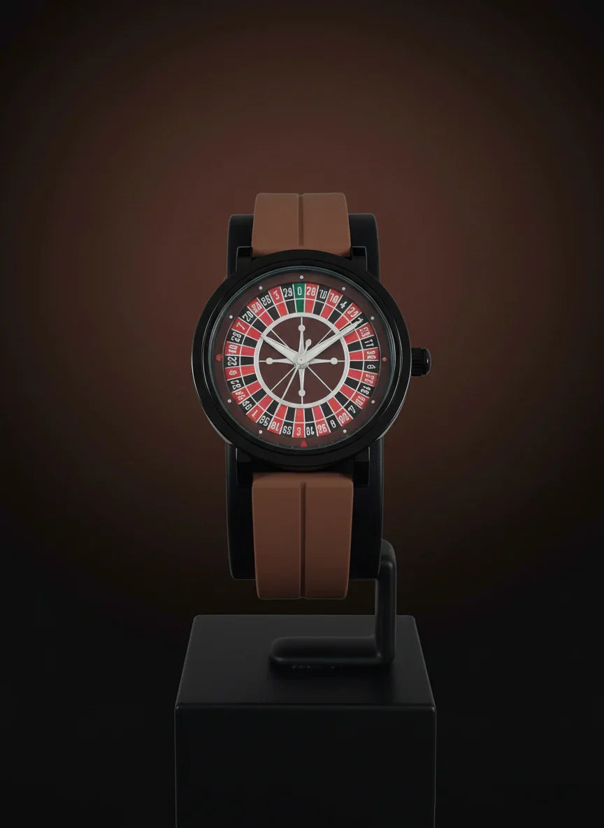 Ultimate Roulette Wheel Casino-Inspired Men's Watch