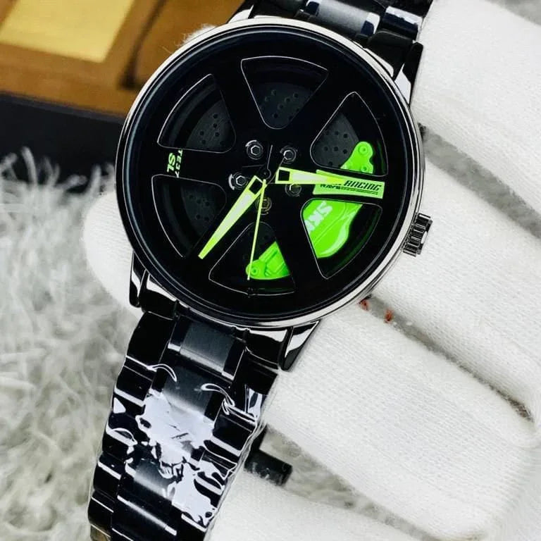 Skmei Rotating Wheel Rim Elegant Men's Wrist Watch
