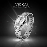 Viokai Men’s Stainless Steel Quartz Watch