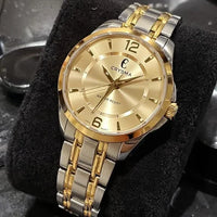 Elegant Crysma Stainless Steel Watch
