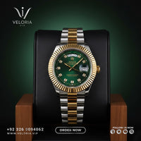 Rolex Oyster Perpetual Day Datejust Stainless Steel Watch