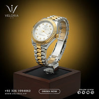 Rolex Oyster Perpetual Day Datejust Stainless Steel Watch